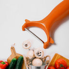 CookAura 2-in-1 Gas Lighter Peeler Combo featuring both tools side-by-side.
