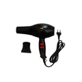 Compact 1500W Professional Hair Dryer in black, ready for use.