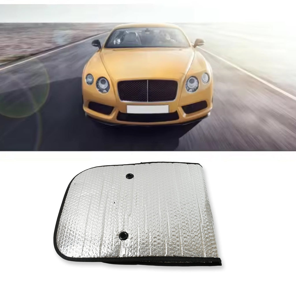 Durable aluminum foil construction of the Car Windshield Sun Shade.