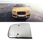 Durable aluminum foil construction of the Car Windshield Sun Shade.