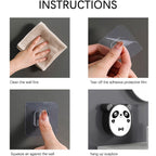 Flip-top lid of Panda Soap Box shown open for drainage