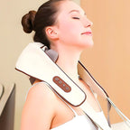 Adjustable big belt design ensuring stable fit for neck and shoulder massager