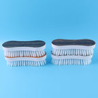 Washing brush set for clothes and shoes with sturdy nylon bristles