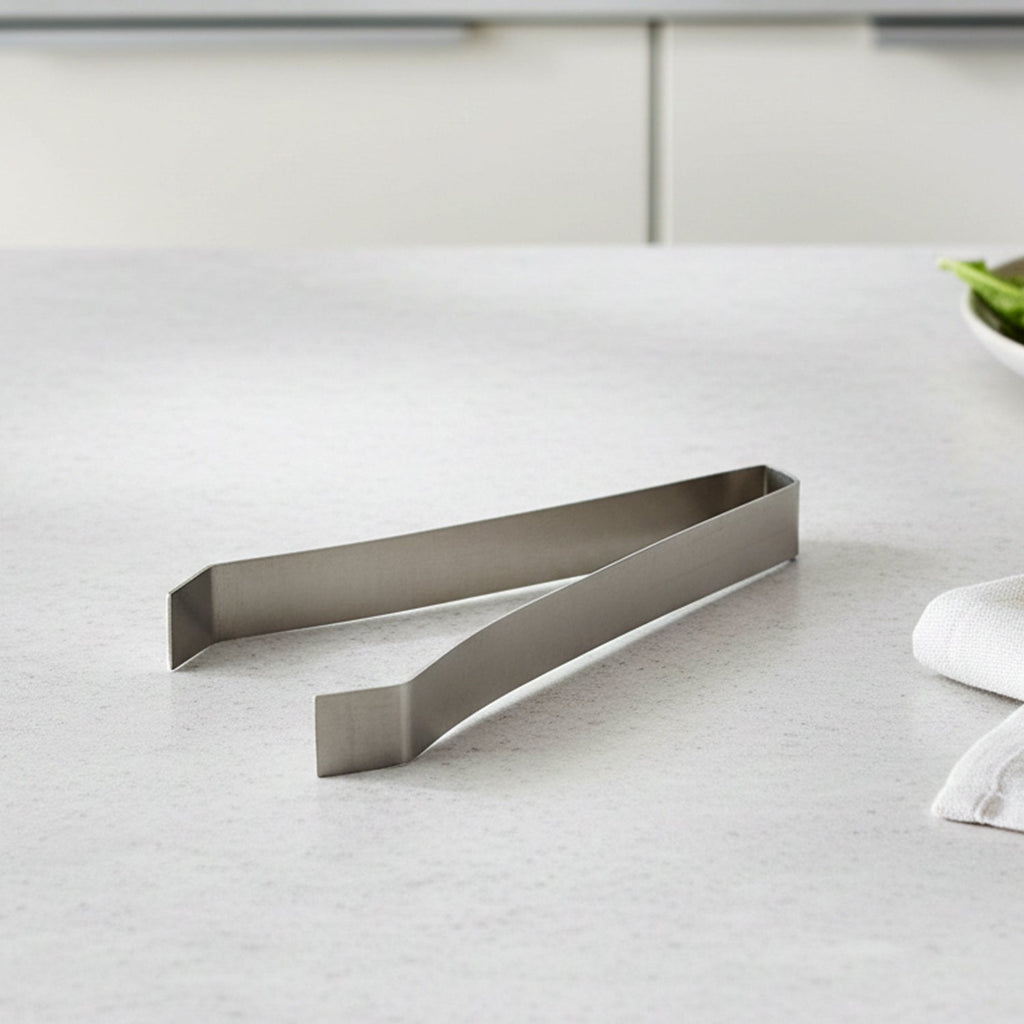 Stainless steel fish bone tweezer with angled precision tip for accurate deboning