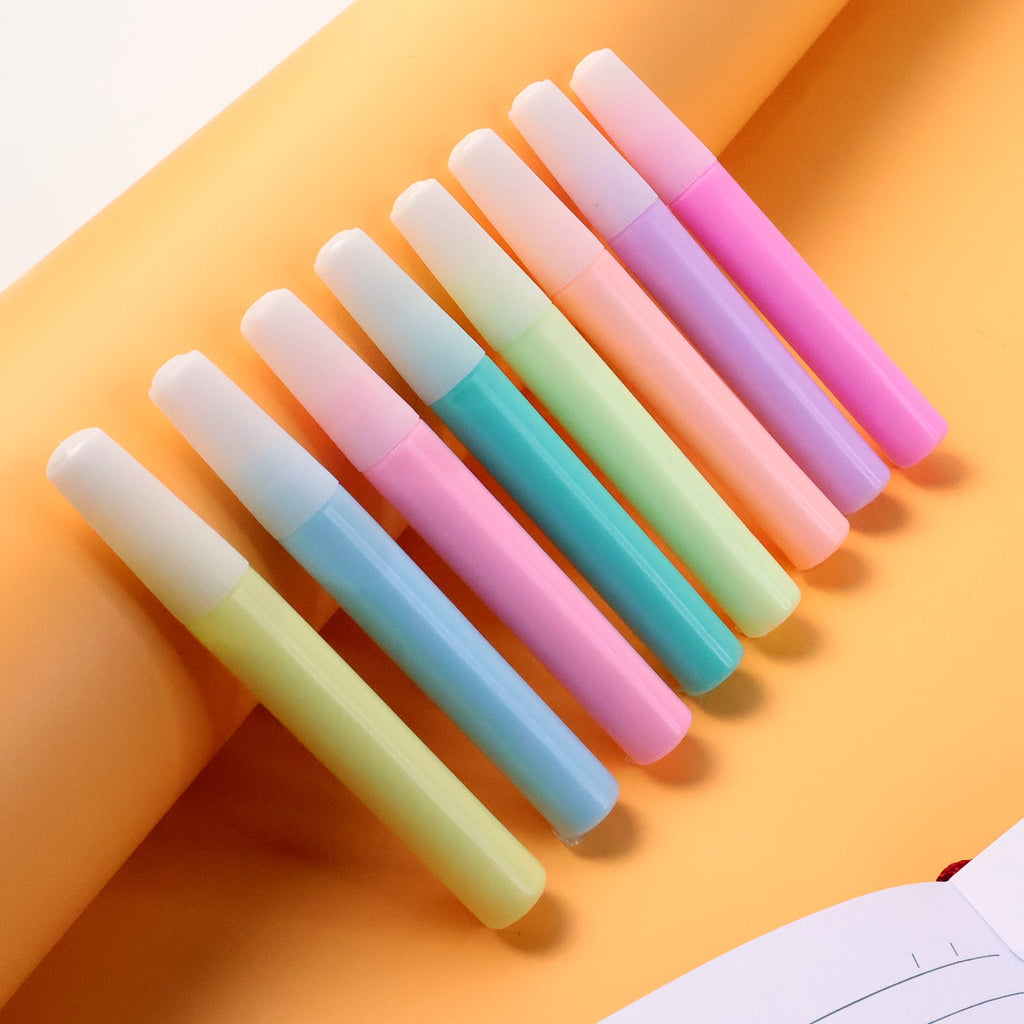 Colorful glue pens 10ML each, ideal for detailed decoration in scrapbooking