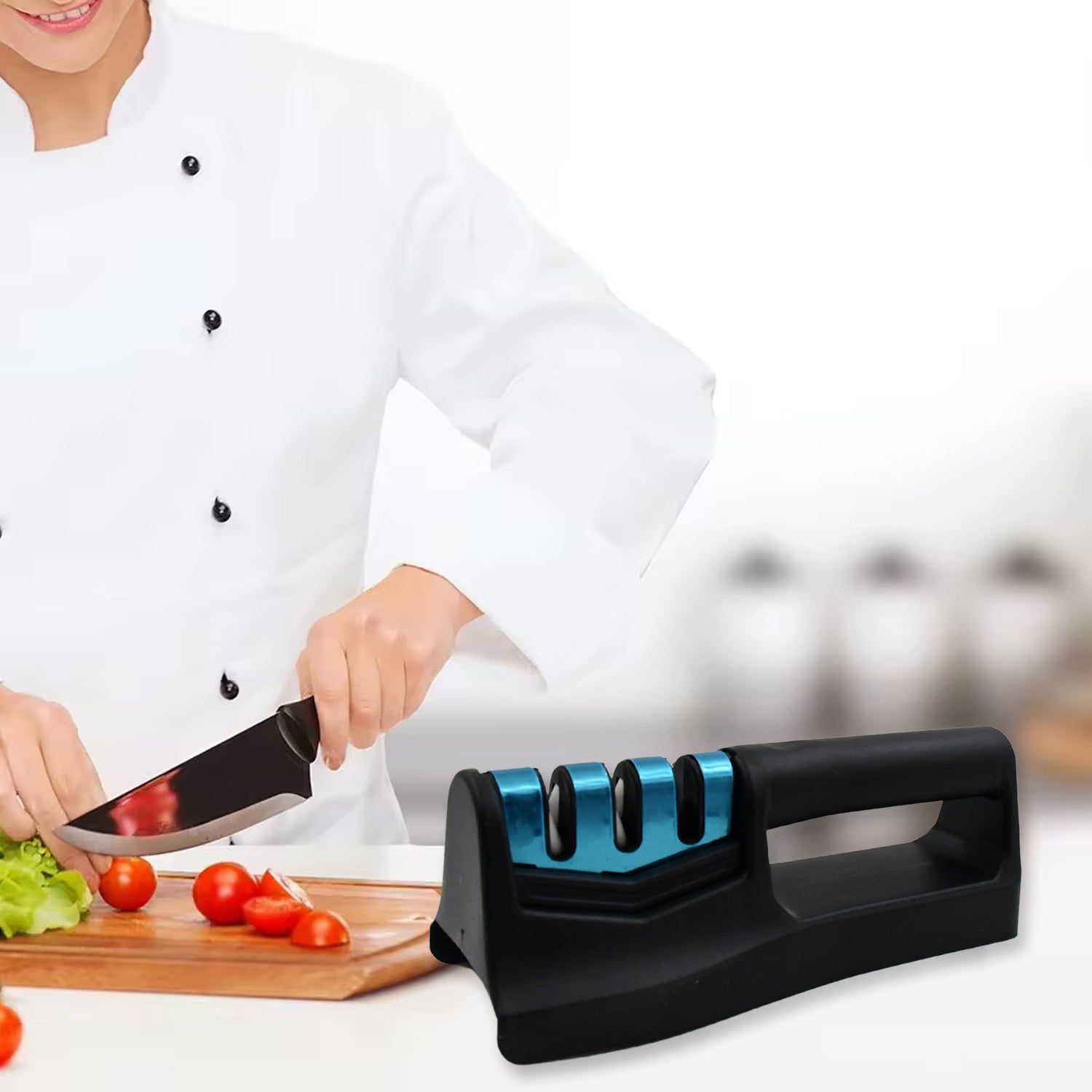 Knife sharpener white bg