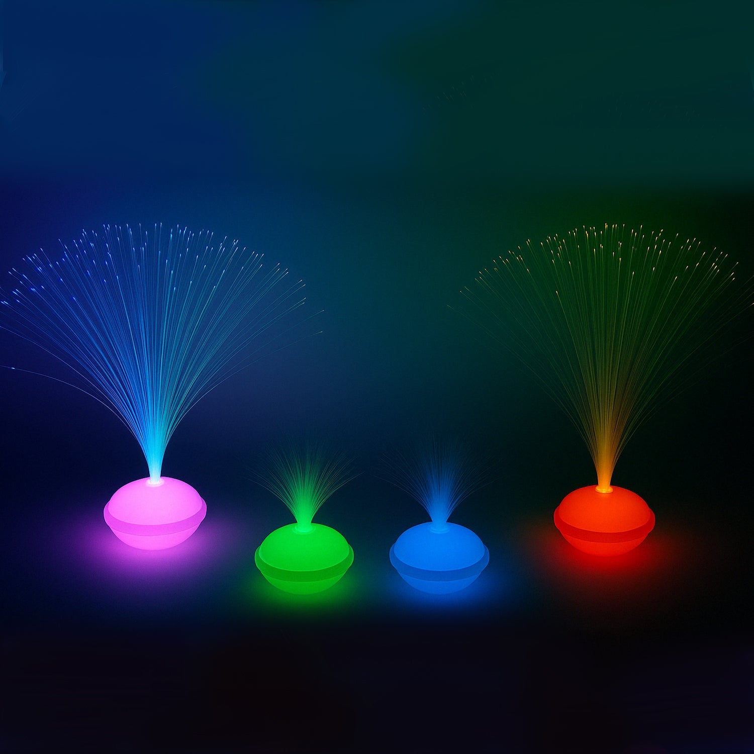 Tranquil Glow fiber optic lights for cozy night ambiance