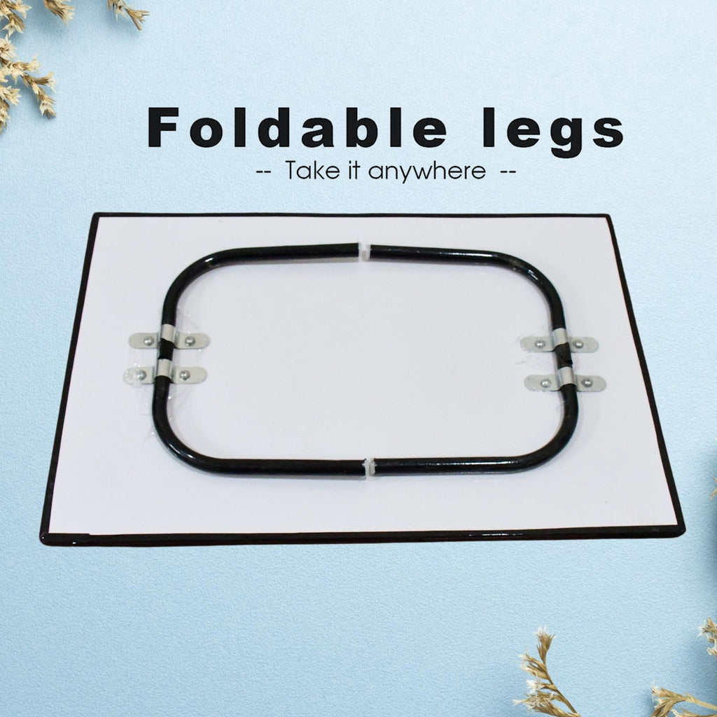 Compact Foldable Study Table shown folded for easy storage.
