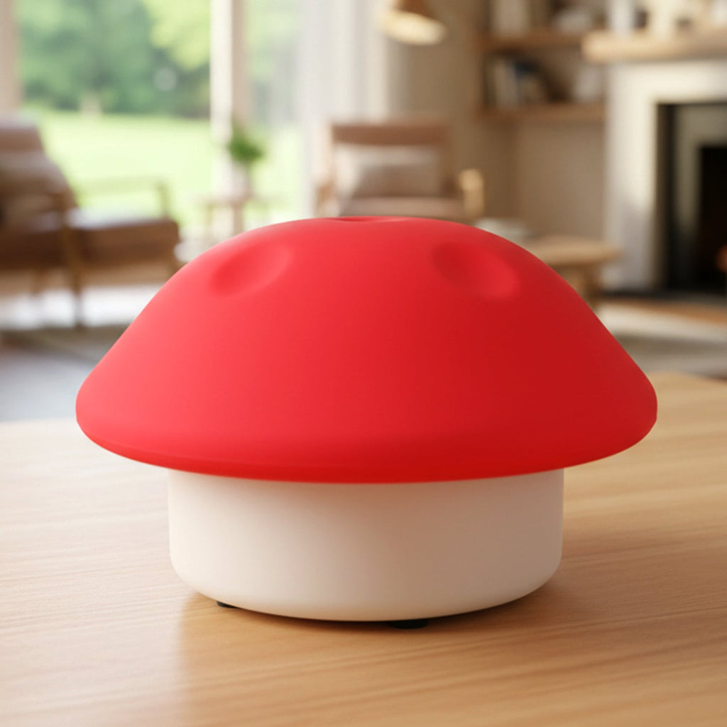Colorful mini table mushroom night lamp for decorative ambient lighting