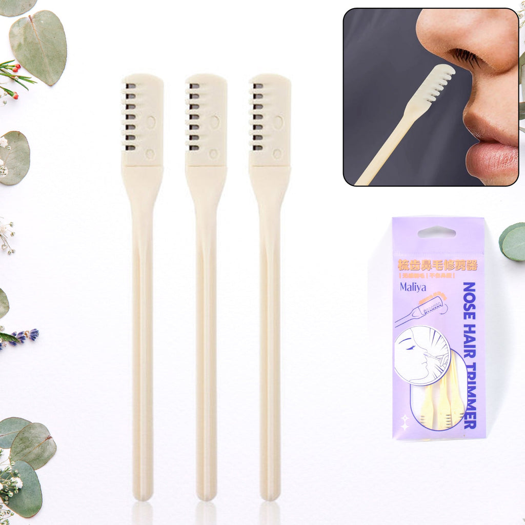 PureBeard 3-piece nose hair trimmer kit, ready for precise grooming.