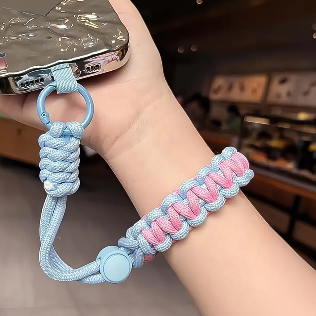 Durable hand wrist strap lanyard, ready to secure small electronics.