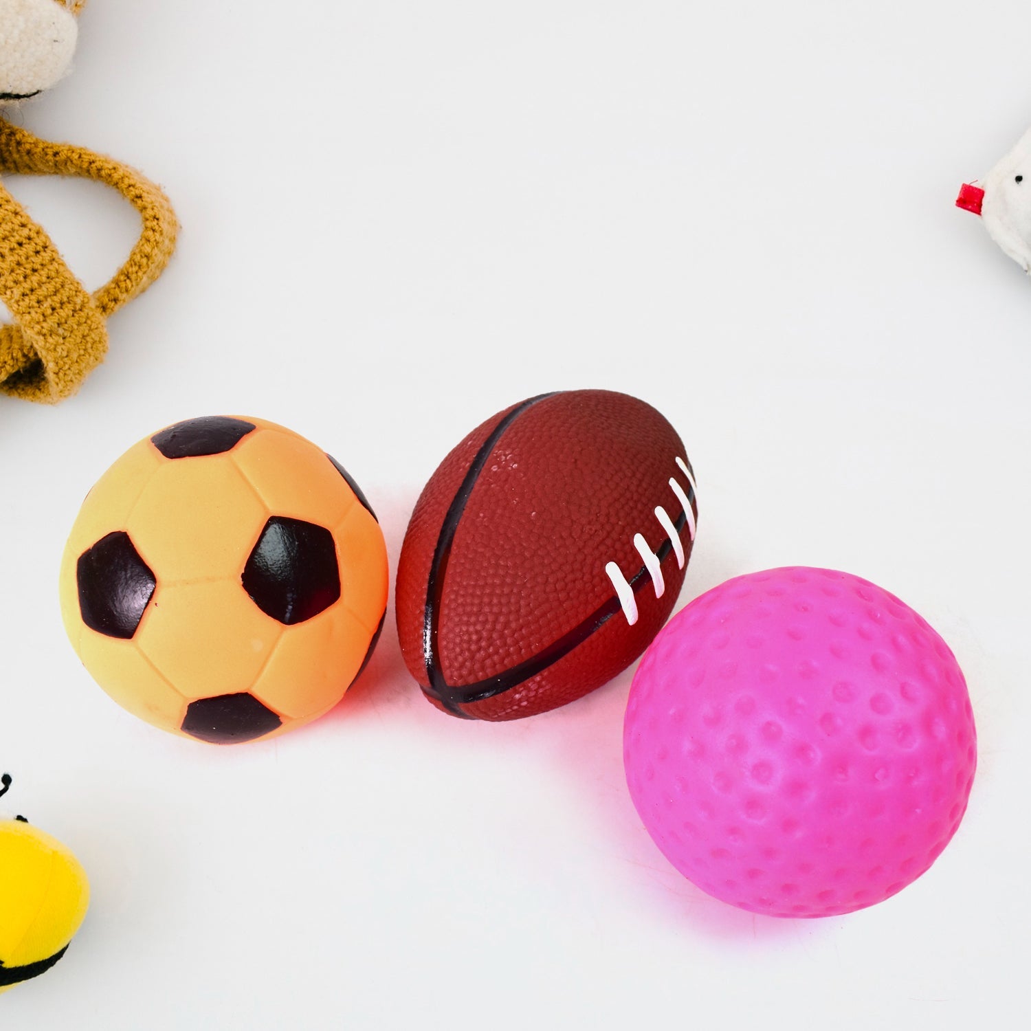 Aditi Kids Squeeze Ball Set showing three colorful soft sensory balls.