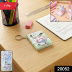 Compact notebook keychain for portable note-taking