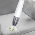 Mini handheld vacuum cleaner equipped with USB charging and washable filter system