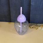 Lightweight plastic cup with a secure lid, showcasing its portable design.