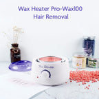 AuriGlam wax and oil heater showing its auto shut-off feature.