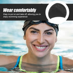 Side angle view of Konex silicone swimming cap