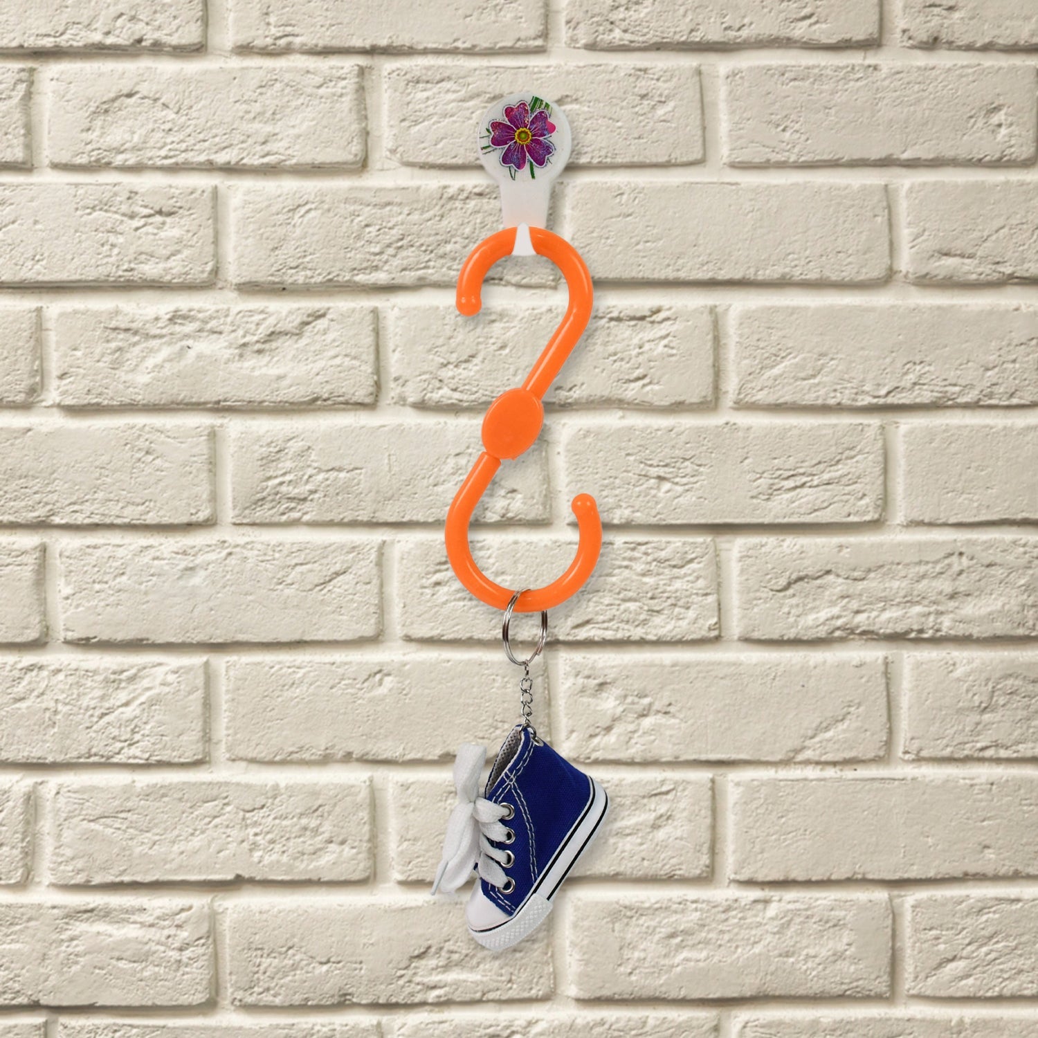 Plastic S hook designed for versatile hanging solutions