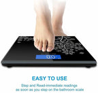 Sleek digital bathroom scale with a modern design for accurate home weight tracking.