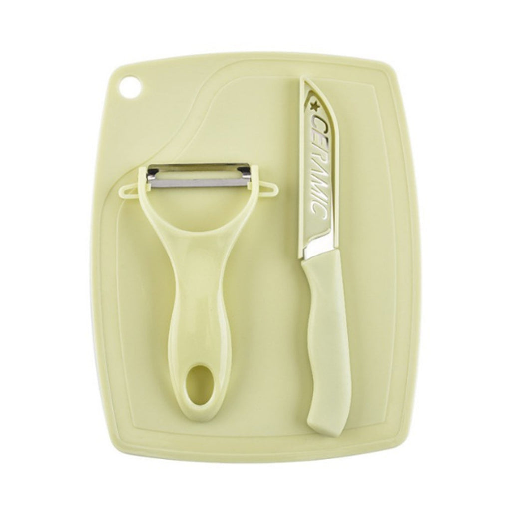 Set of two versatile stainless steel kitchen knives for various culinary tasks.