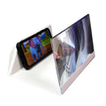 PHOBIA 12-inch Mobile Phone Screen Magnifier displaying a vibrant video.