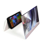 PHOBIA 12-inch Mobile Phone Screen Magnifier displaying a vibrant video.