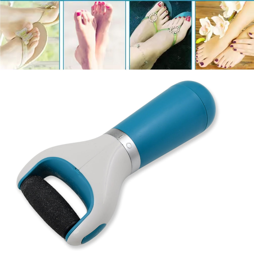 Ergonomic handle and powerful roller of the electric foot file.