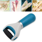 Ergonomic handle and powerful roller of the electric foot file.