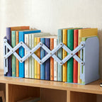 Compact folded expandable book stand easy to store