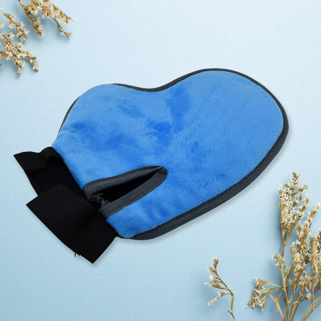 Soft small animal massage tool pet grooming glove