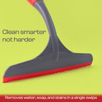 Multipurpose cleaning gadget for streak-free glass and tiles