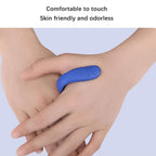 Side view of the lightweight magnetic acupressure clip for finger use