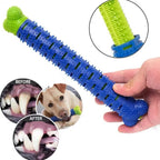 A durable dog toothbrush chew stick designed for effective teeth cleaning.