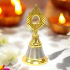 Video displaying the brass and steel temple ghanti's design and melodious sound