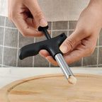Durable stainless steel coconut opener with ergonomic design
