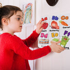 Educational alphabet jigsaw puzzle designed for toddlers and preschoolers.