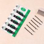 Set of 36 small black bobby pins for strong hold hair styling