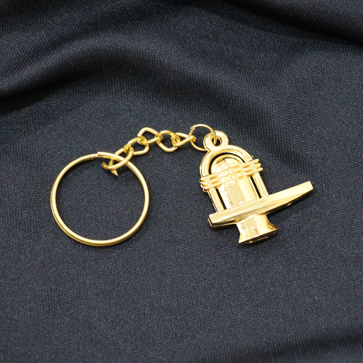 Varied Shivling Trishul metal keychains for personal use