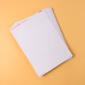 A4 self-adhesive label sheets showing 24 printable stickers per sheet