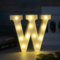 W shaped LED decorative night light emitting warm glow on table