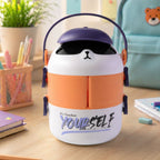 Airtight cartoon style kids lunch box
