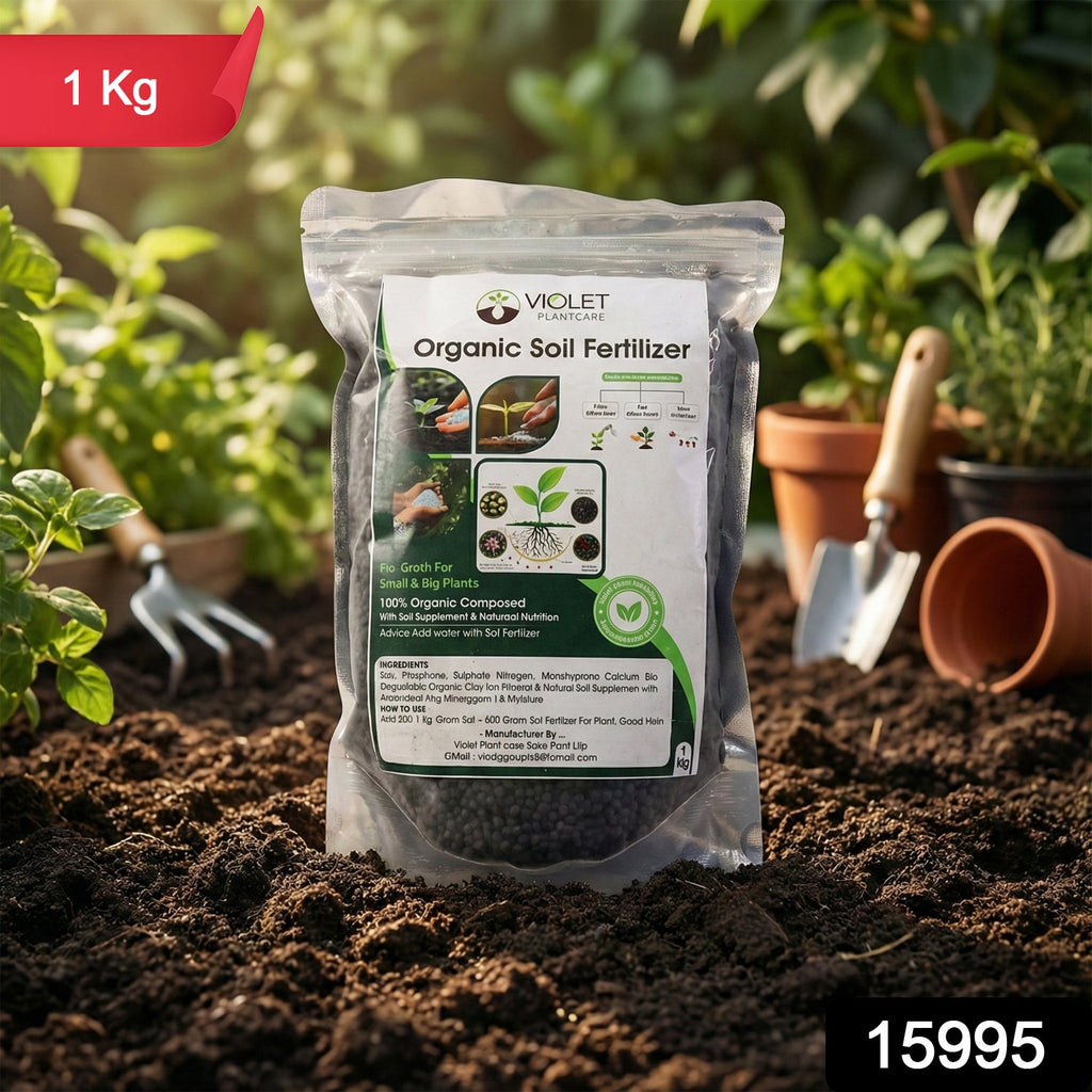 Close-up of organic compost fertilizer for plants