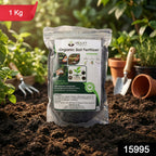 Close-up of organic compost fertilizer for plants
