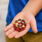 Fireworks style LED spinning toy for kids