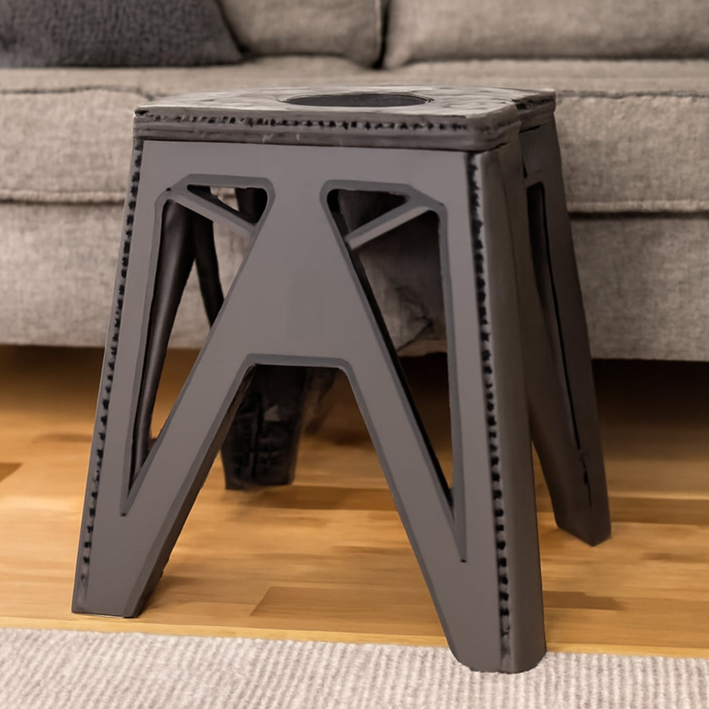 Supermom 18 inch folding stool providing secure and portable seating