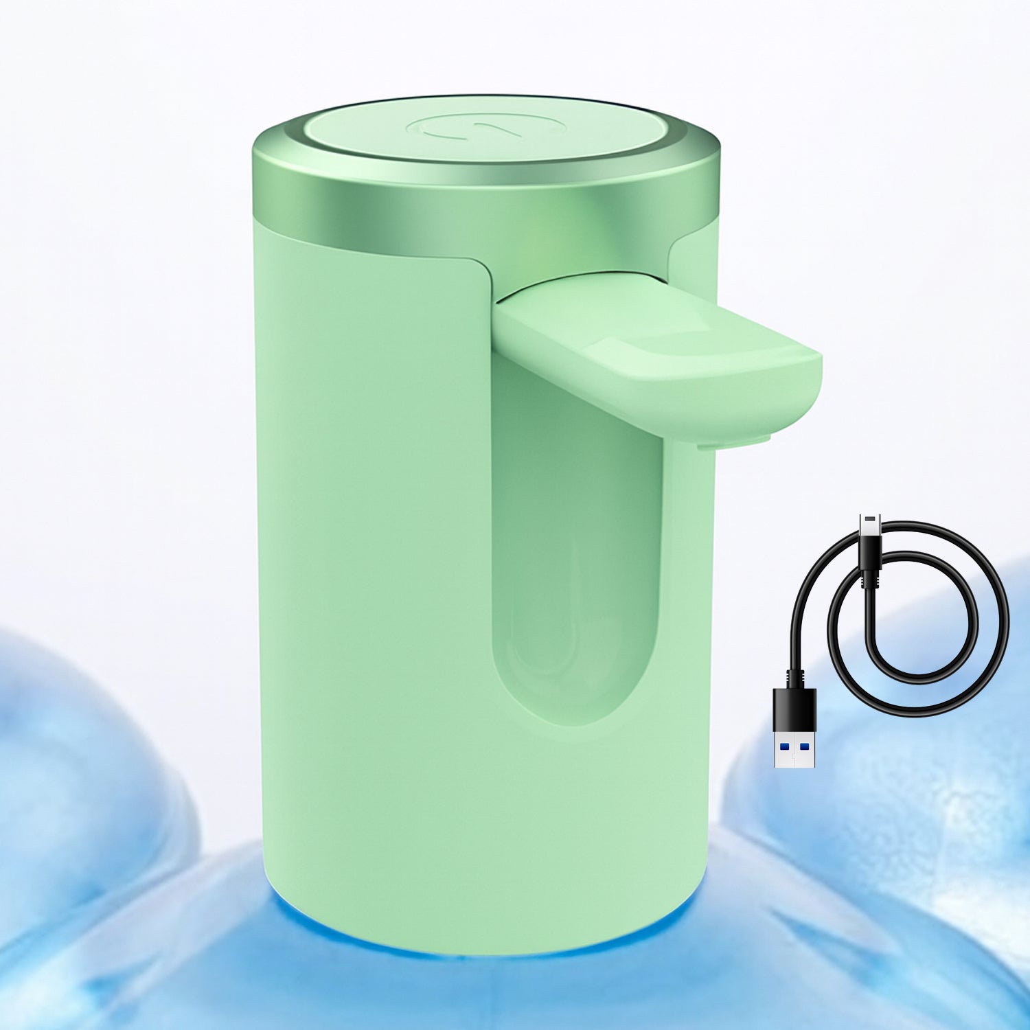 Front view of the Own Hydrate automatic water dispenser on a countertop.