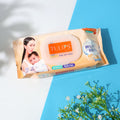 Pack of Sensitive Baby Wet Wipes featuring resealable lid for freshness
