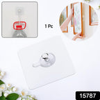 GripGuard adhesive wall hook holding a photo frame
