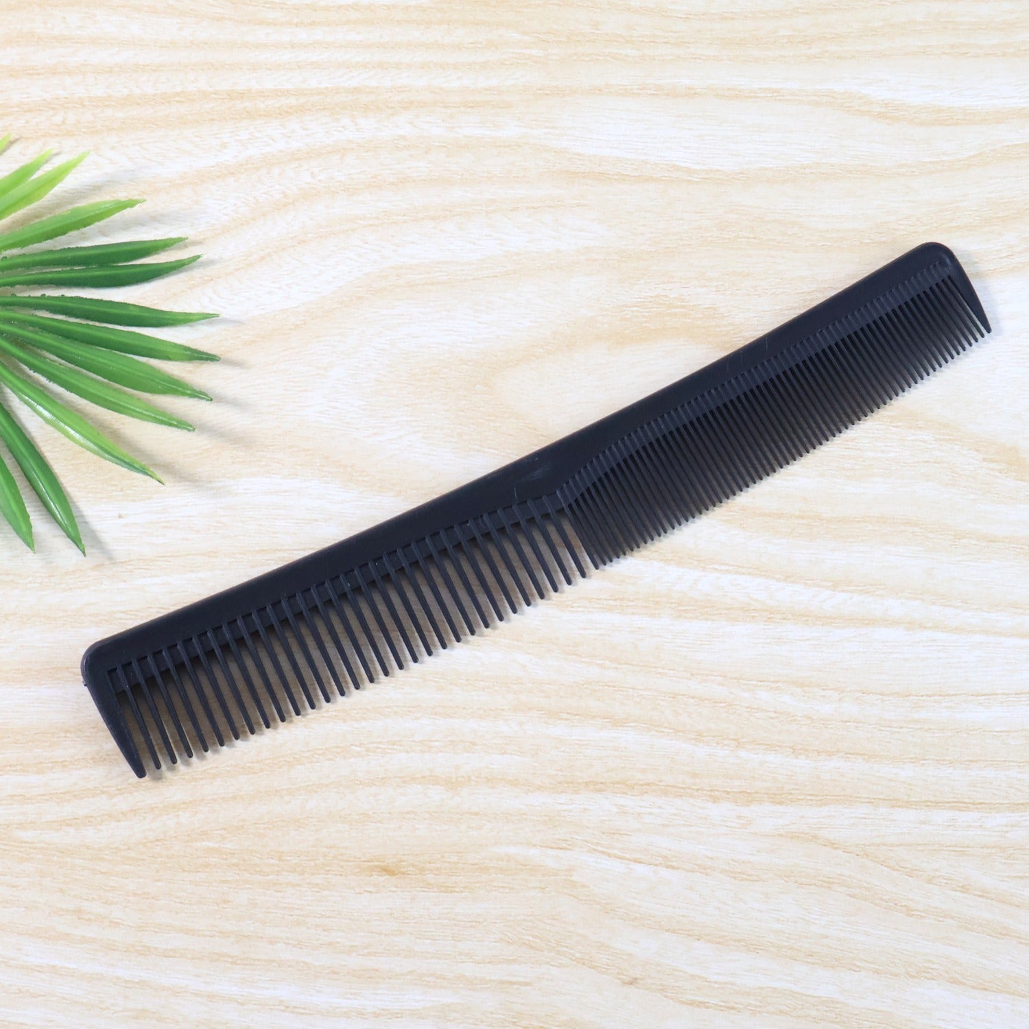 Professional Dual-Tooth Styling Comb for precise hair styling and anti-static control.