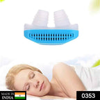 Ergonomic Anti-Snoring Nose Clip made of soft silicone for comfortable sleep.